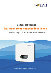 Sofar Solar SOFAR3.3-12KTLX-G3 Manual Del Usuario