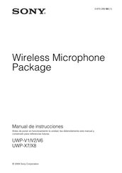 Sony UWP-X7 Manual De Instrucciones