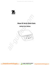 OHAUS ES50L Manual Del Usuario