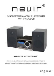 Nevir NVR-716MCDUB Manual De Instrucciones