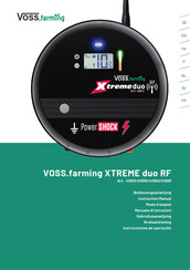 VOSS.farming XTREME duo X110 RF Instrucciones De Operación