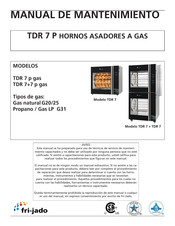 Fri-Jado TDR 7 P eco Gas Manual De Mantenimiento