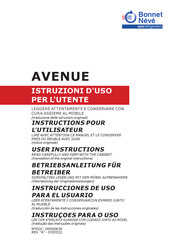 Bonnet Neve AVENUE H22 MD Instrucciones De Uso