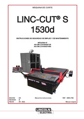 Lincoln Electric LINC-CUT S 1530d Instrucciones De Empleo Y De Mantenimiento