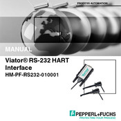 Pepperl+Fuchs Viator RS-232 HART Manual