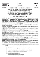 Urmet 1760/15 Manual De Instrucciones