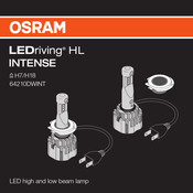 Osram LEDriving HL INTENSE 64210DWINT Manual De Instrucciones