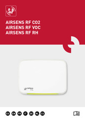 S&P AIRSENS RF VOC Manual De Instrucciones