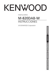 Kenwood M-820DAB-W Manual De Instrucciones