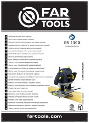 Far Tools ER 1300 Traducción Del Manual De Instrucciones Original