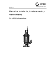 Grindex Salvador Inox 8118.280 Manual De Instalación, Funcionamiento Y Mantenimiento