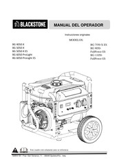 Blackstone BG 5050-X ES Manual Del Operador