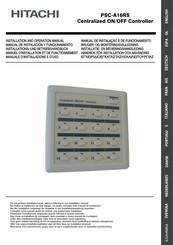 Hitachi PSC-A16RS Manual De Instalación Y Funcionamiento