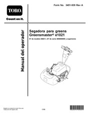 Toro Greensmaster e1021 Manual Del Operador