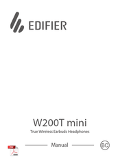 EDIFIER W200T mini Manual