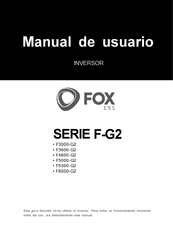 FoxESS F-G2 Serie Manual Del Usuario