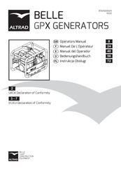 Altrad Belle GPX 5000 Manual Del Operador