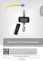 PCE Instruments PCE-CS Serie Manual De Instrucciones