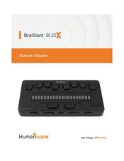 Humanware Brailliant BI 20 X Guia Del Usuario