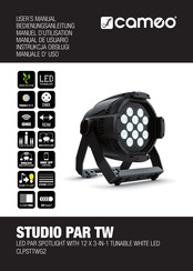 Cameo STUDIO PAR TW Manual De Usuario