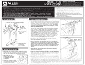 Allen Sports S102 Manual De Instrucciones