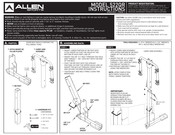 Allen Sports 522QR Manual De Instrucciones