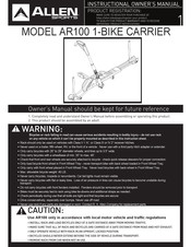 Allen Sports AR100 Manual De Instrucciones