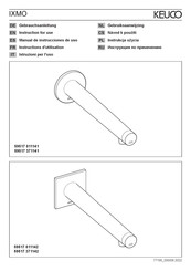 KEUCO IXMO 59517 371142 Manual De Instrucciones De Uso