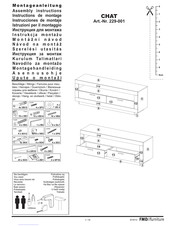 FMD Furniture CHAT 229-001 Instrucciones De Montaje