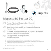 Biogents BG-Booster CO2 Manual De Instrucciones