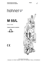 Hohner M 55/L Instrucciones De Manejo