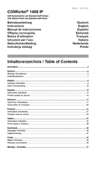 Auerswald COMfortel 1400 IP Manual De Instrucciones