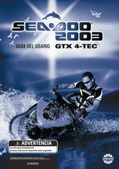 BRP Sea-doo GTX 4-TEC 2003 Guía Del Usario