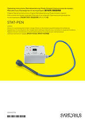 Sartorius STAT-PEN YSTP01 Instrucciones De Manejo