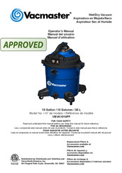 Vacmaster VBVA1010PF Manual Del Usuario