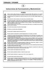 SCOTT HEALTH & SAFETY TORNADO T/POWER Instrucciones De Funcionamiento Y Mantenimientio