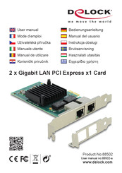 DeLOCK 88502 Manual Del Usuario