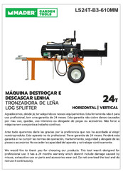 MADER LS24T-B3-610MM Manual De Instrucciones