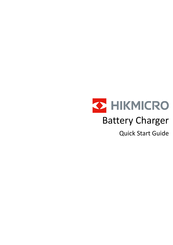 Hikmicro G Serie Guia De Inicio Rapido