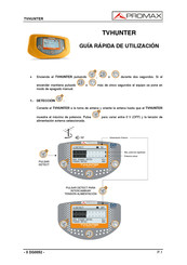 Promax TVHUNTER Guía Rápida De Utilización