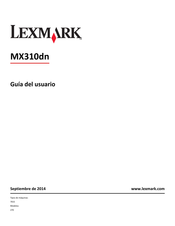 Lexmark MX310dn Guia Del Usuario