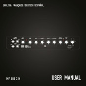 Ashdown Engineering MF 484 2.N Manual De Instrucciones