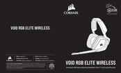 Corsair VOID RGB ELITE WIRELESS Manual De Instrucciones