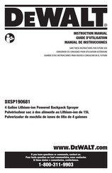 DeWalt DXSP190681 Manual De Instrucciones