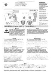 Volkswagen 1K1 064 200 A Instrucciones De Montaje