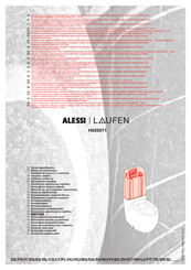 Laufen Alessi H826971 Instrucciones De Montaje