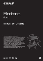 Yamaha Electone ELA-1 Manual Del Usuario