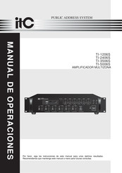 ITC TI-3506S Manual De Operaciones