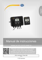 PCE Instruments PCE-WMM 100 Manual De Instrucciones