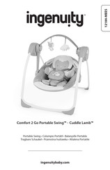 Kids II ingenuity Comfort 2 Go Portable Swing Cuddle Lamb 12184 Manual De Instrucciones